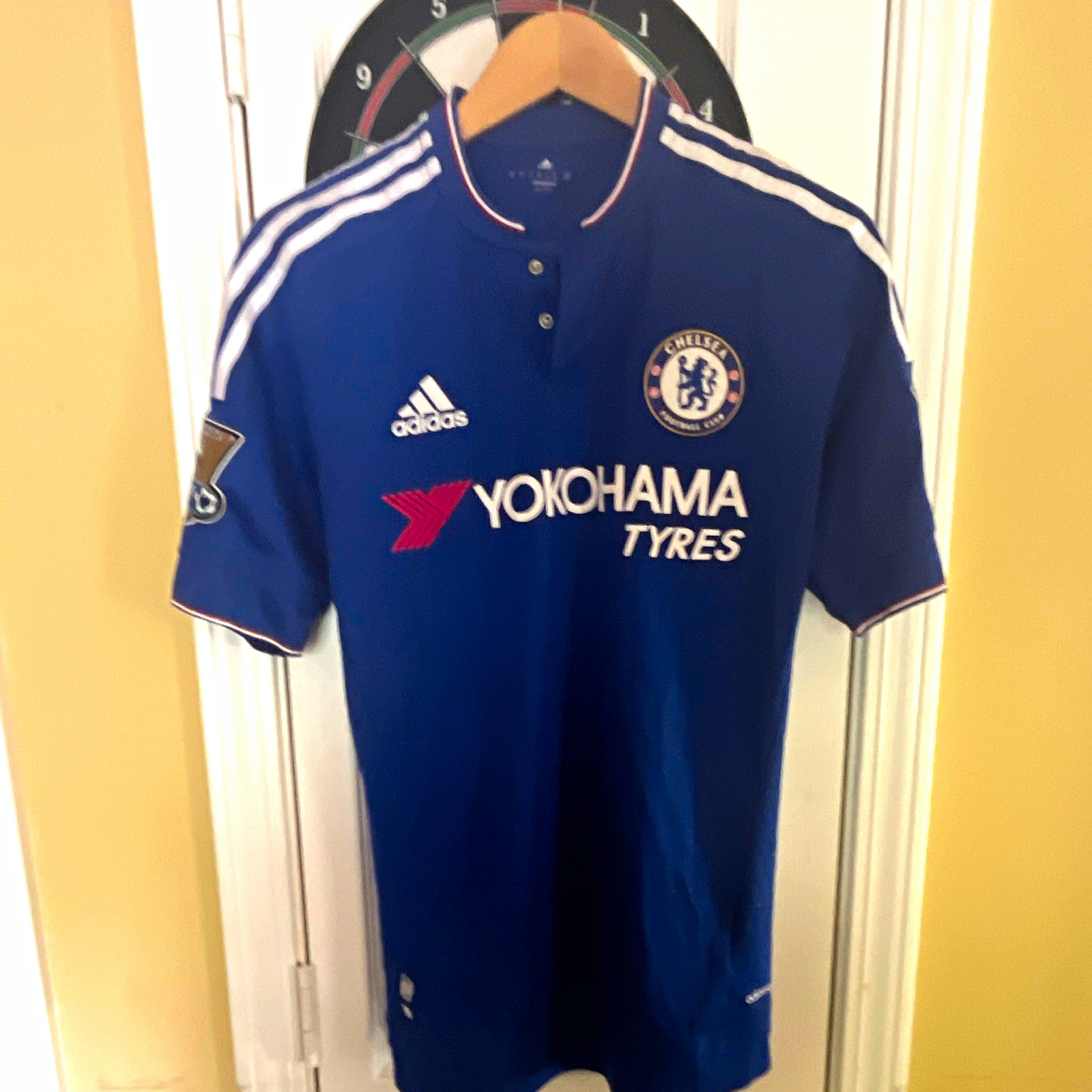 adidas Chelsea Matic 21 Soccer Jersey Blue/White Barclays Premier League Patch
