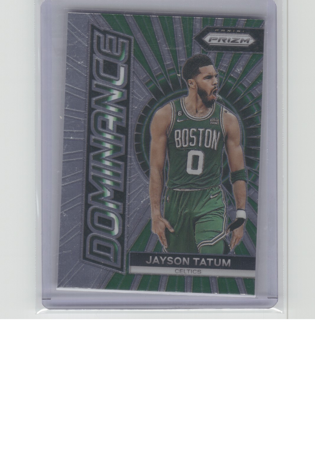2023-24 Panini Prizm #6 Jayson Tatum Dominance B33R3C12
