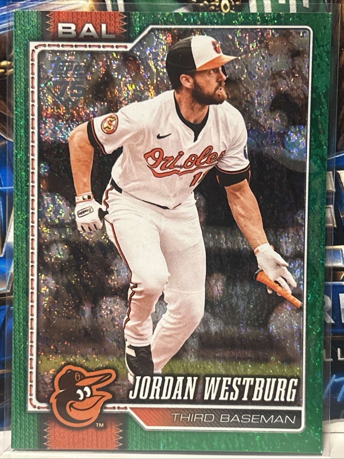 2026 Topps Series 2 Jordan Westburg Green Speckled Foil /99 #613 Orioles
