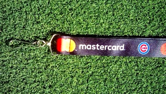 CHICAGO CUBS MLB MASTERCARD 20 INCH LANYARD ID BADGE HOLDER WITH BREAKAWAY CLIP