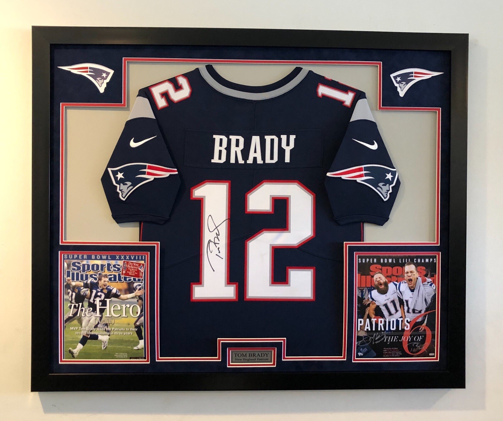 FOOTBALL Jersey Framing NFL Frame Your Autographed Signed Jerseys w/ LOGOS 🔥🏈