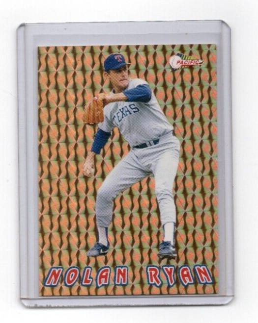 1993 Pacific 27 Years  Gold Prism Insert  ’16 K’s  Nolan Ryan  #12 of 20