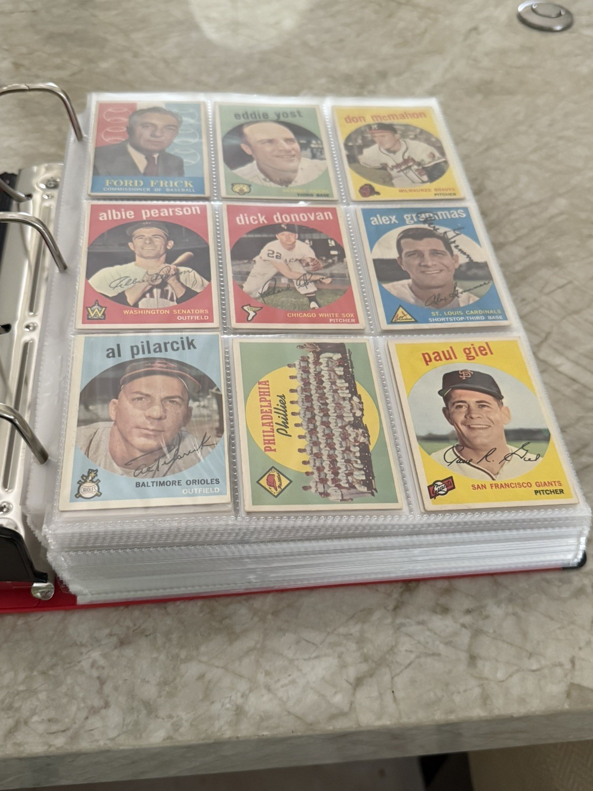 1959 Topps Baseball Complete Set 572 cards