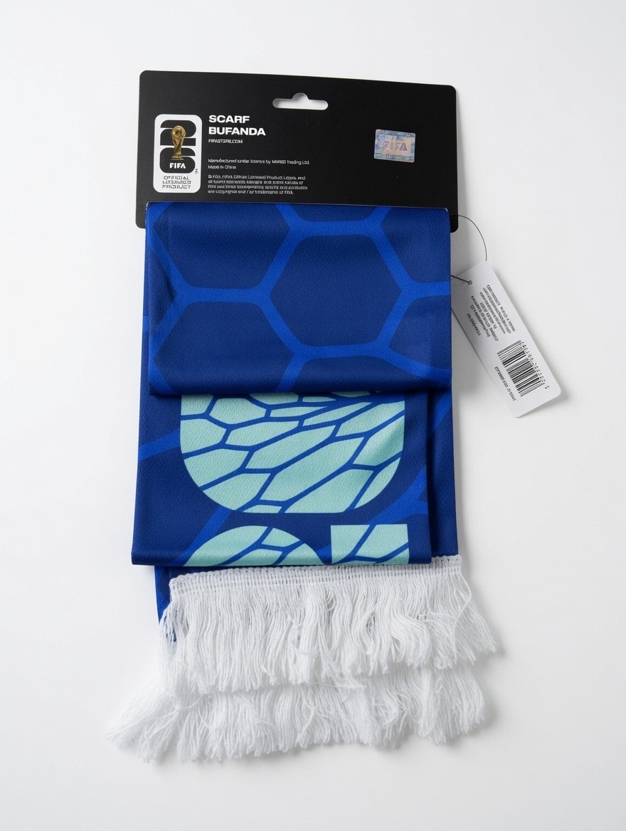 FIFA World Cup ’26 Scarf Bufanda Brand Blue USA Authentic collectable No Limit