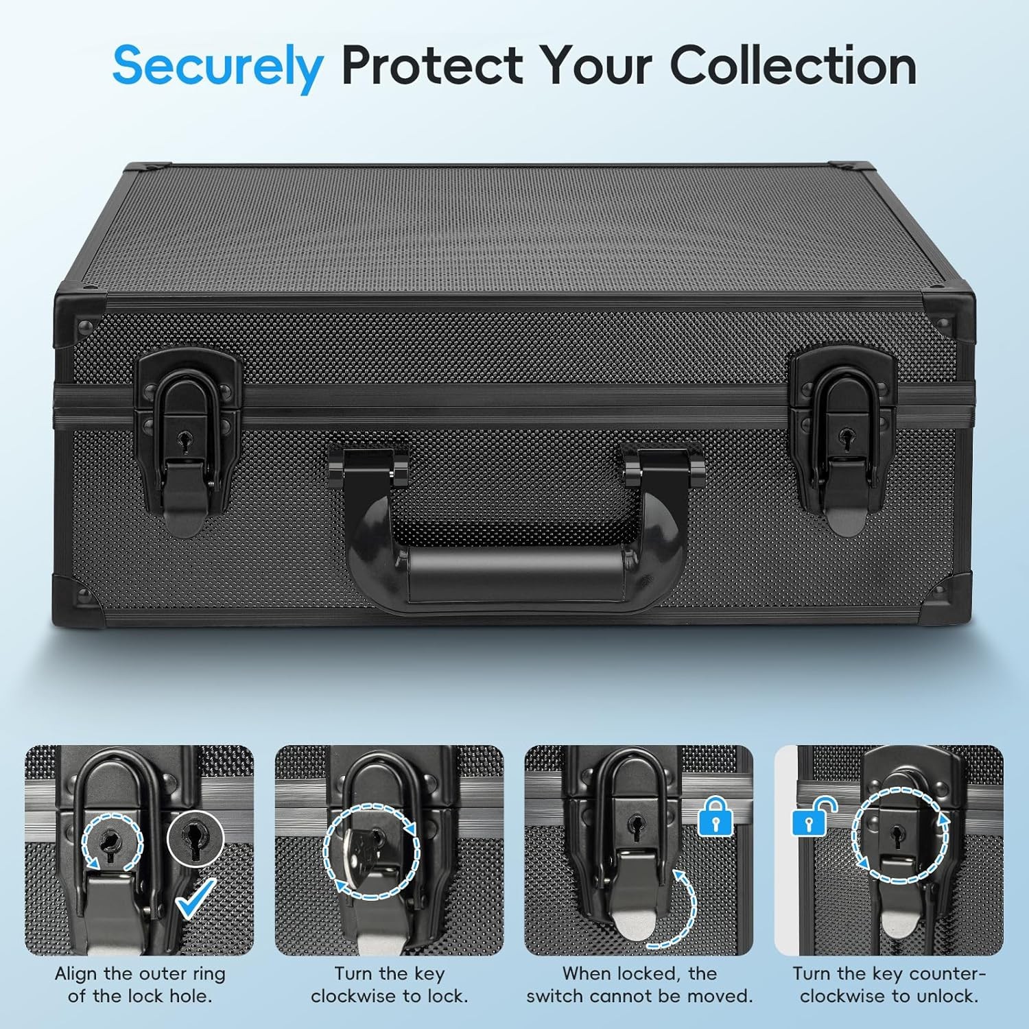 Toploader Card Storage Hard Case Sports Cards Storage Boxes Holds 600+ 35pt