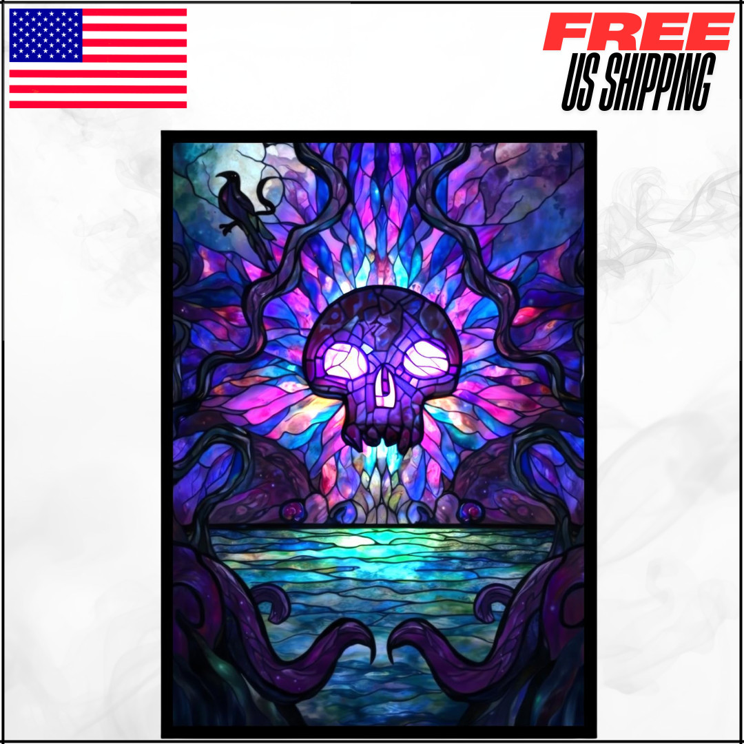Card Sleeves W/ 100 Inner Sleeves Textured Back Art Fit Standard Size Swamp MTG