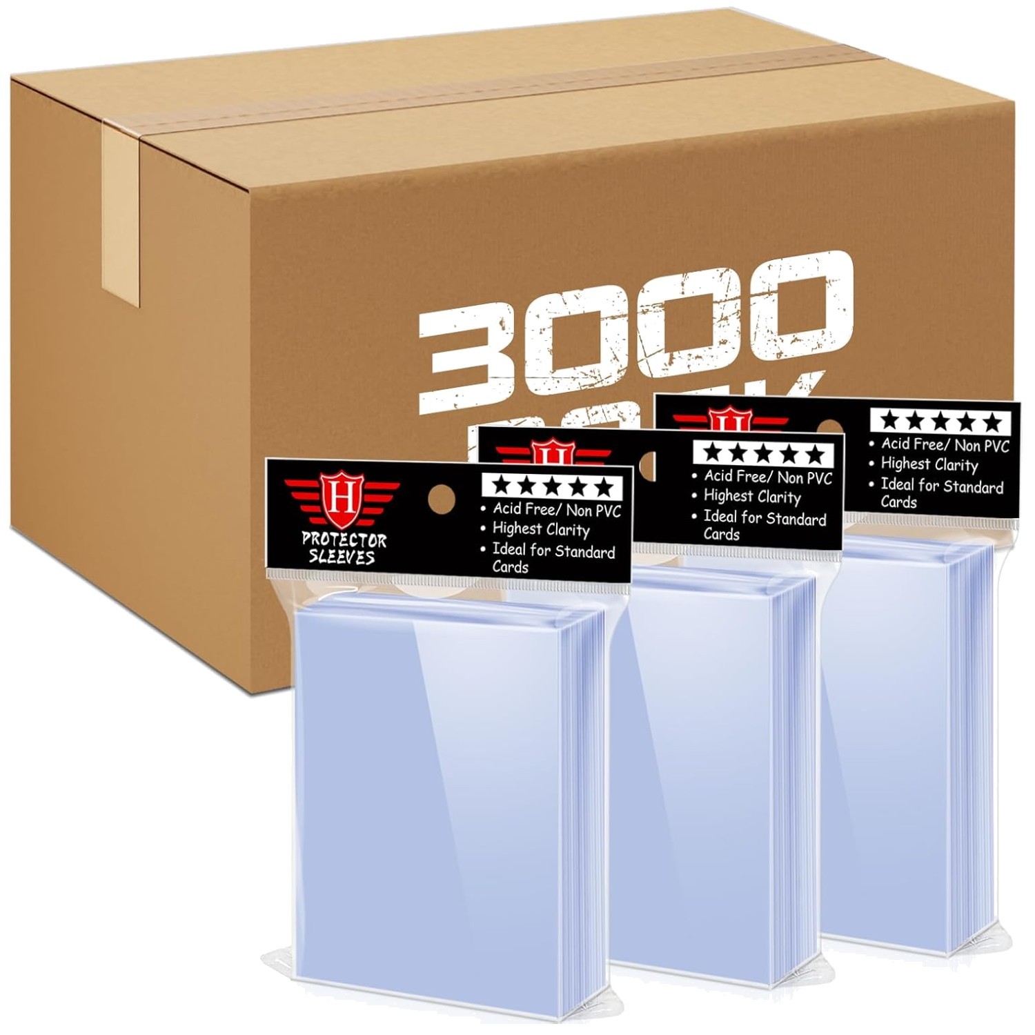 Soft Plastic Card Sleeves for Sports Trading Cards