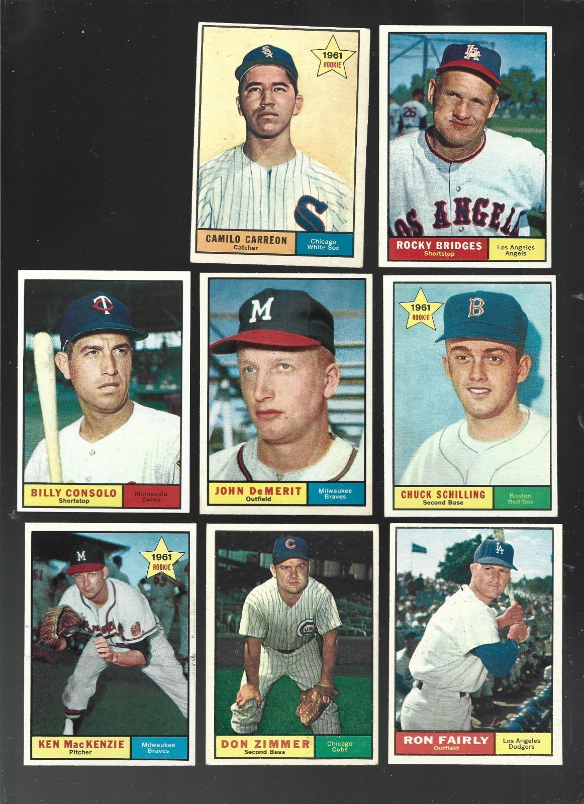 Complete Your Set! 1961 Topps 430-587 VG-EX to EX-Mint New cards added 01-11-26