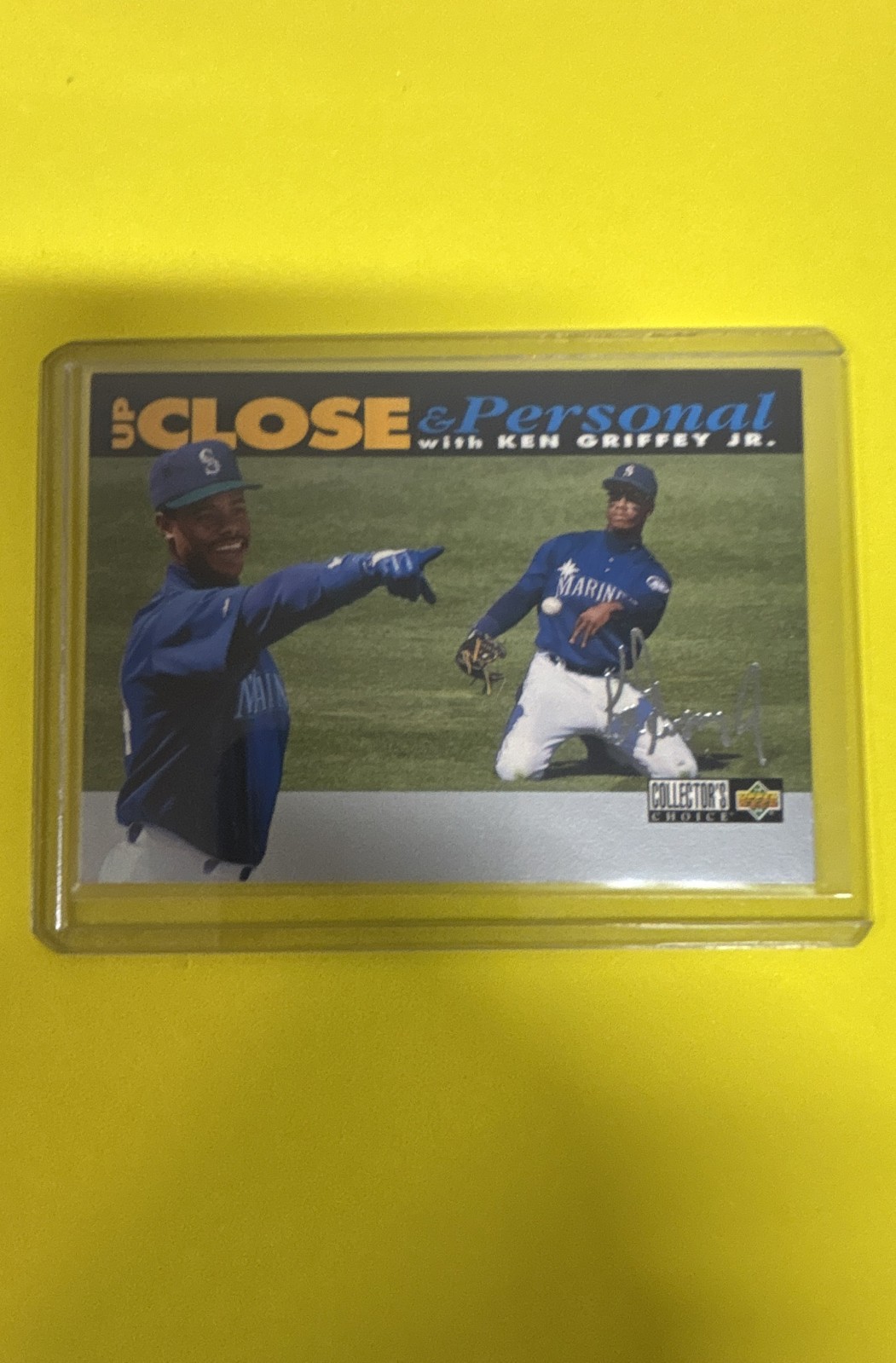1994 Upper Deck Collector’s Choice – Up Close & Personal Ken Griffey Jr #634…