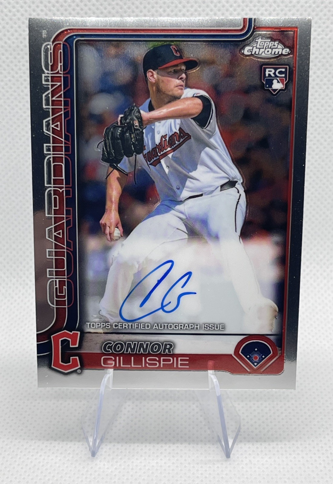 2025 Topps Chrome – Rookie Autographs Connor Gillispie #RA-CG (AU, RC)