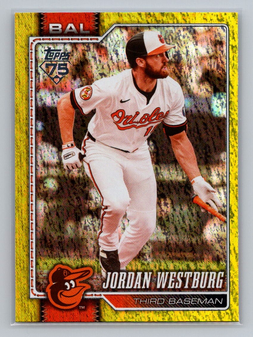 2026 Topps #613 Jordan Westburg Baltimore Orioles Yellow Holo Foil #/399