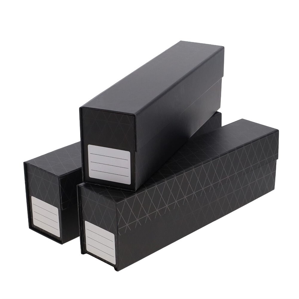 Pack of 3 BCW QuickFold Trading Card Magnetic or Toploader Storage Card Boxes
