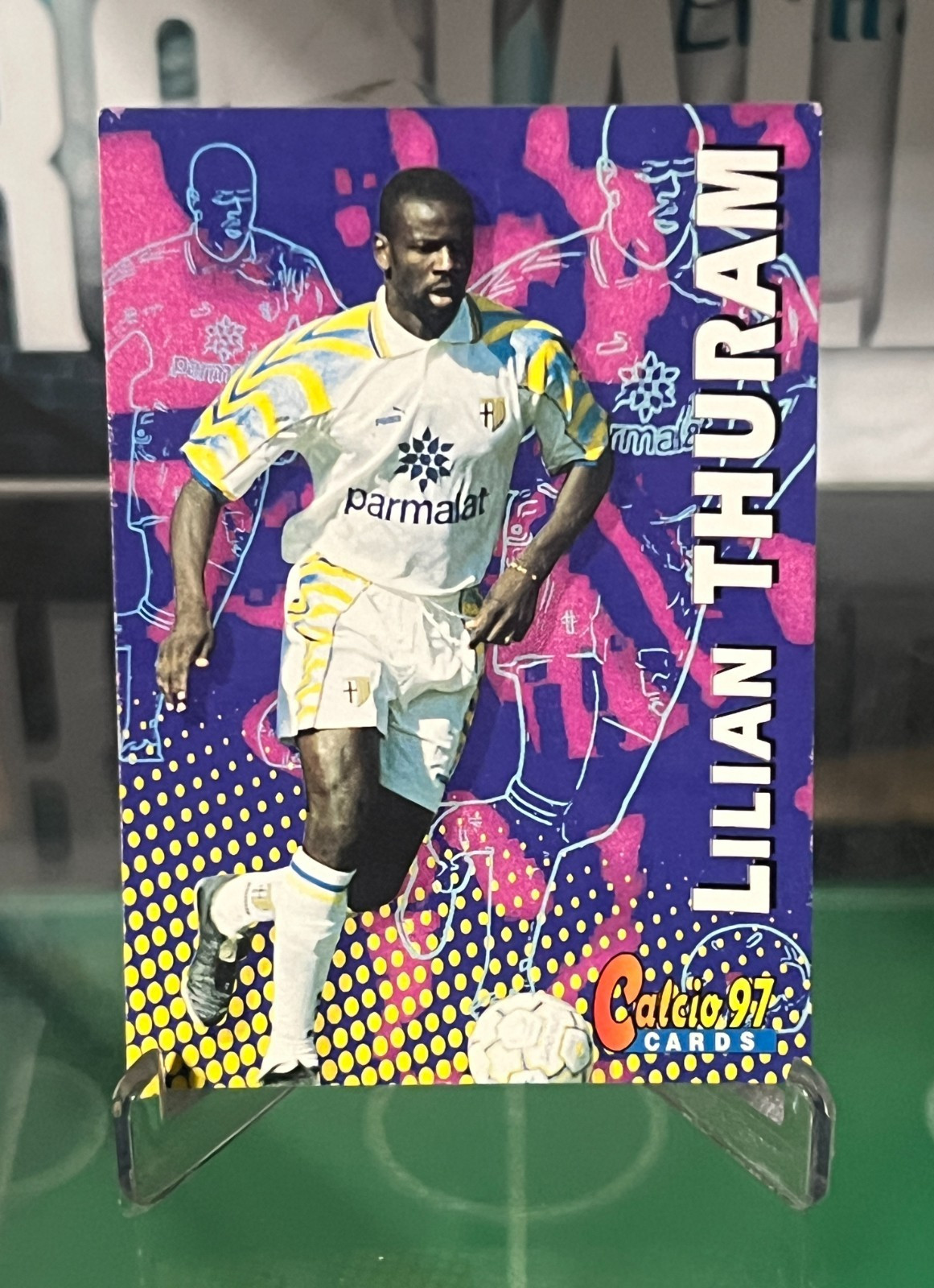 1996-97 Panini Calcio Cards 1997 Lilian Thuram 97 Calcio Card #28