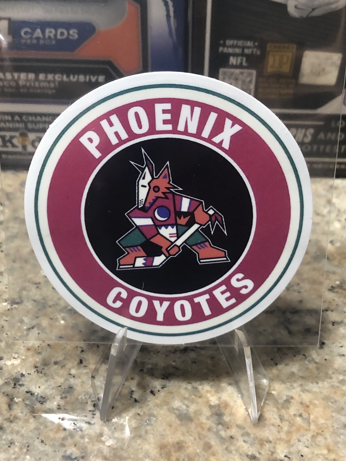 Phoenix Coyotes Arizona Hockey Team Logo 2.5in Decal Sticker Hockey Stickers
