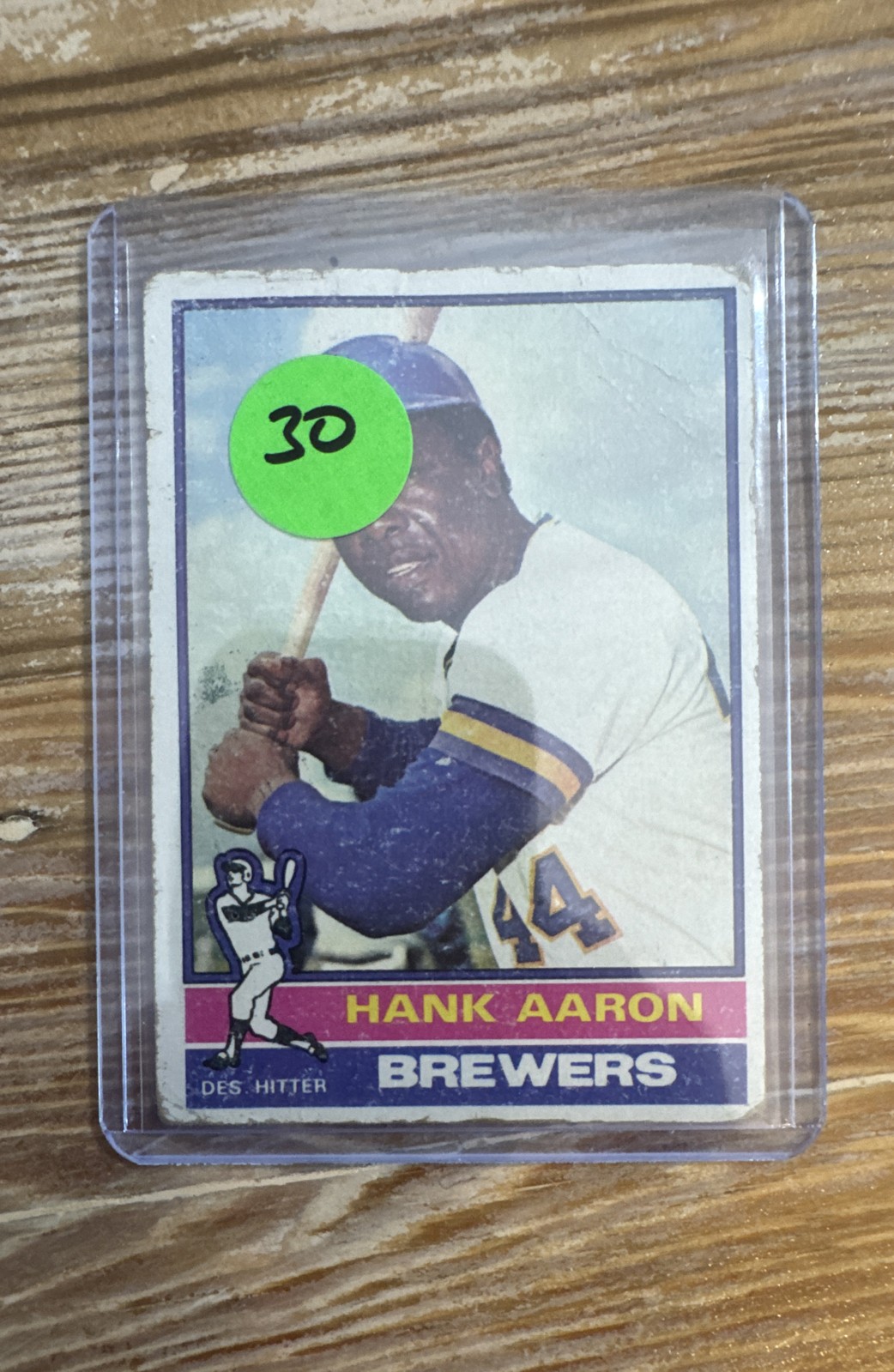1976 Topps – Hank Aaron #550