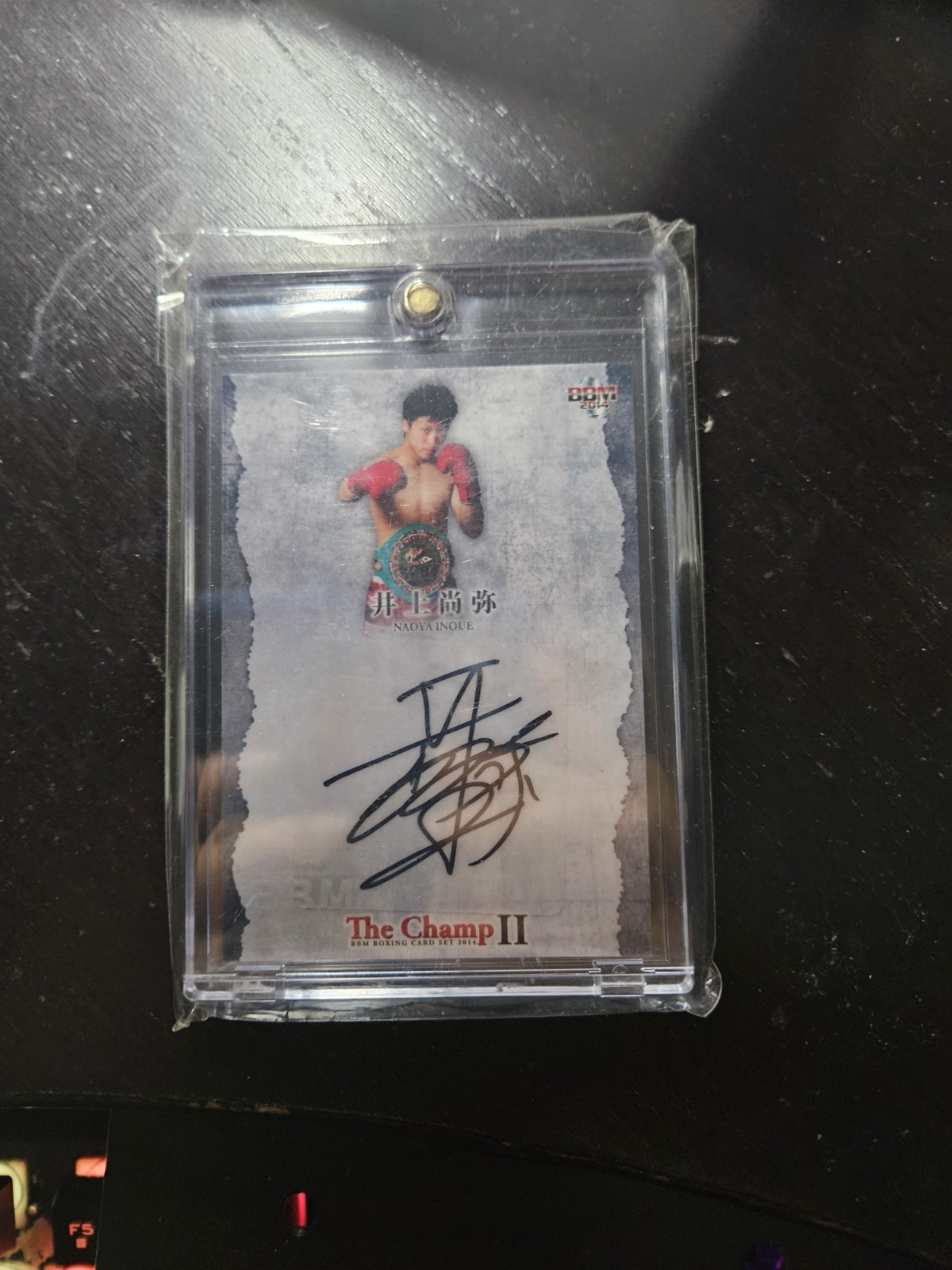 2014 BBM the Champ II Naoya Inoue Auto Rc Ultra Rare NM 1/60