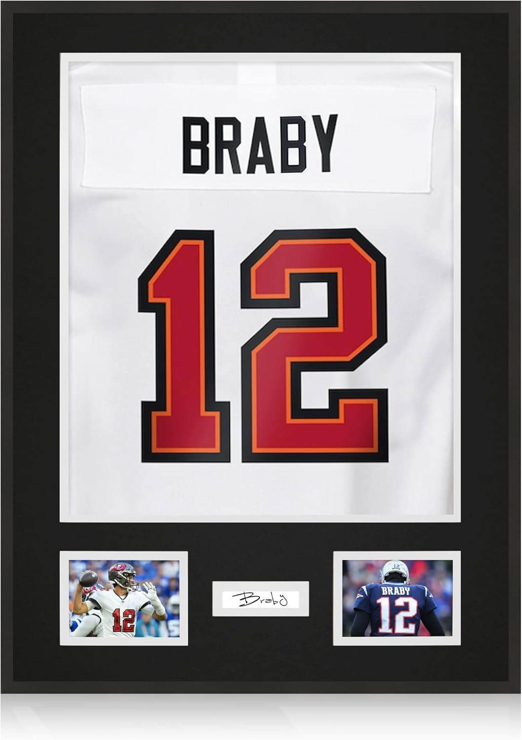 24X32 Aluminum Shadow Box Jersey Frame 1 Pack, Black Large Jersey Frame Displ…