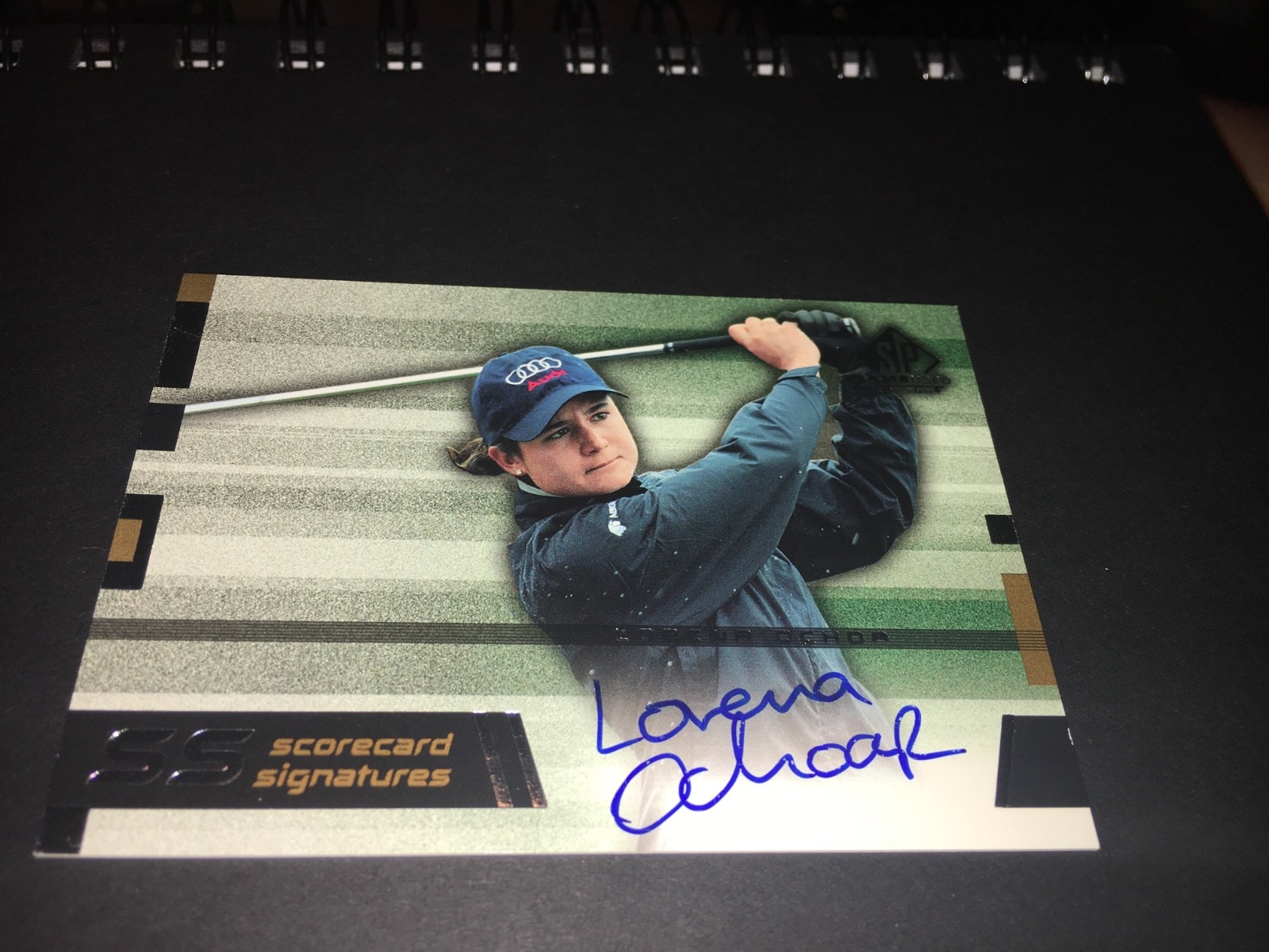 Lorena Ochoa HOFer Signed 2003 UD Golf Card From Pack COA