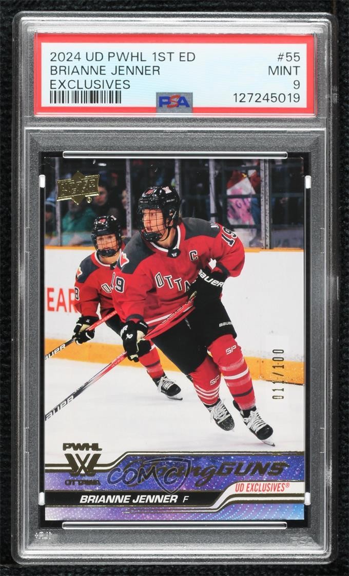2024 PWHL 1st Edition Young Guns Exclusives 11/100 Brianne Jenner Rookie RC ce6