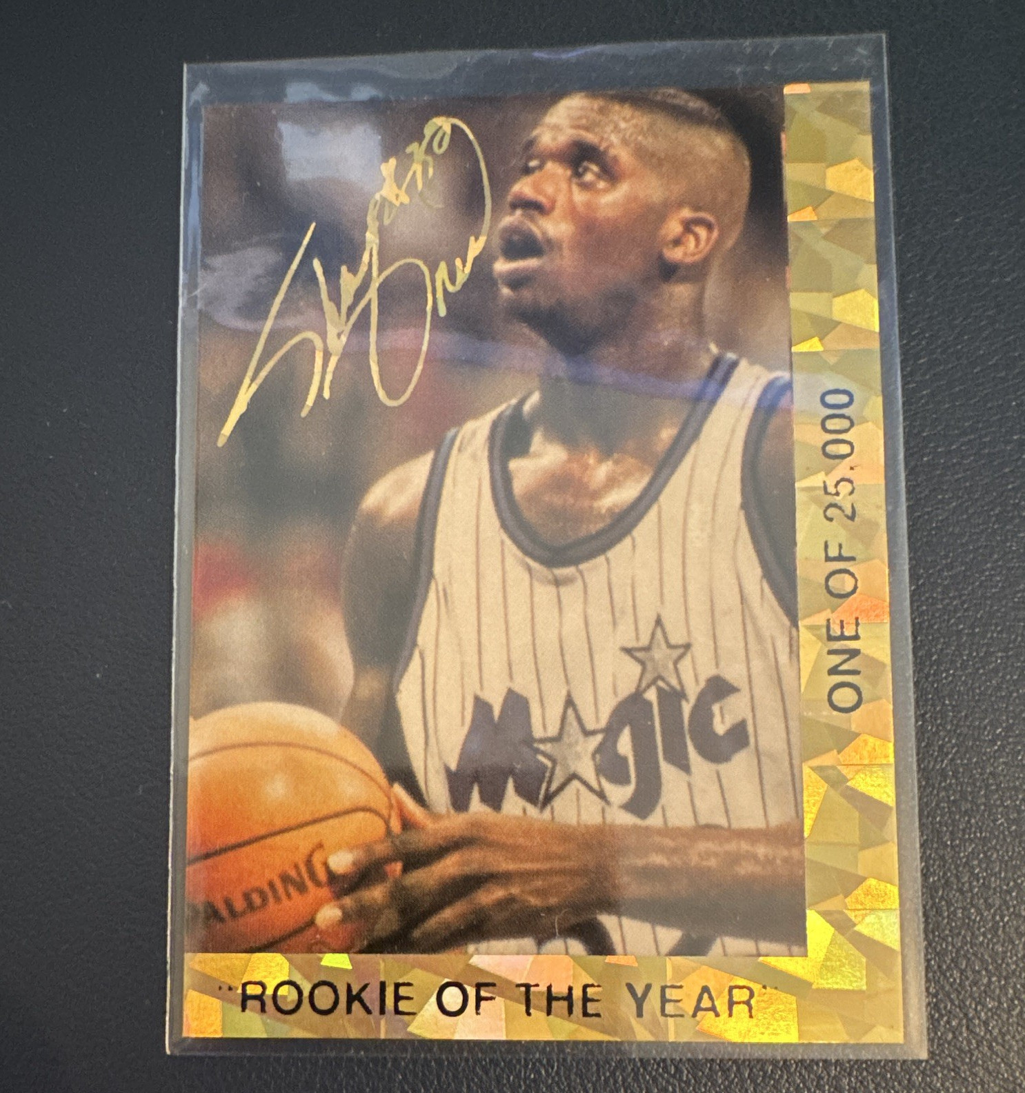 Special Promo Card 1992-93 Rookie of the Year Shaquille O’Neal RC Promo Magic