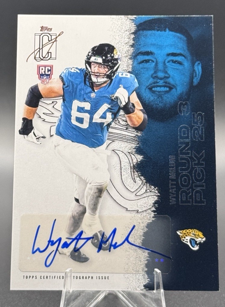 2025 Topps Signature Class Wyatt Milum RC Auto #249 Jaguars Rookie Autograph