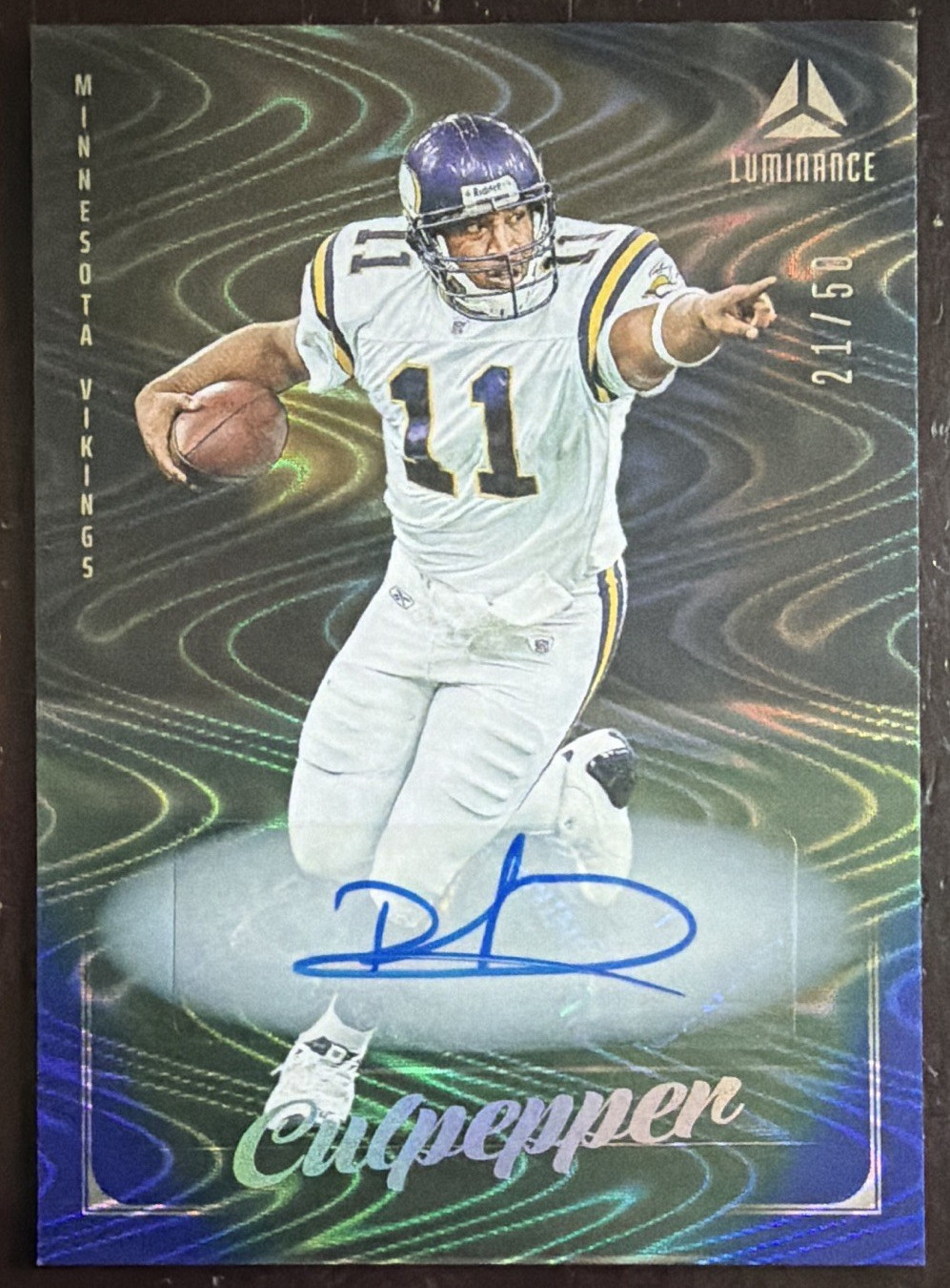 Panini 2025 Luminance Daunte Culpepper Vikings Auto 21/50 #67 Card