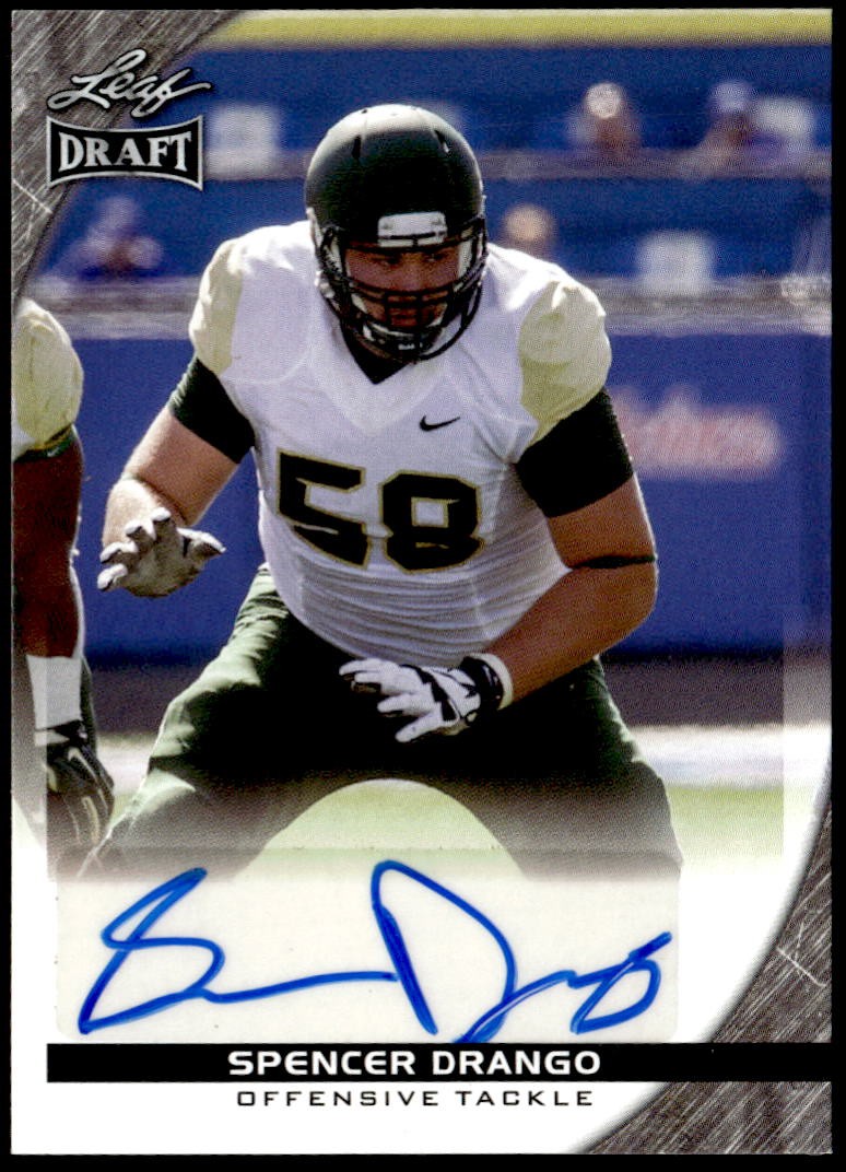 2016 Leaf Draft #A-SD1 Spencer Drango Autographs Rookie E1