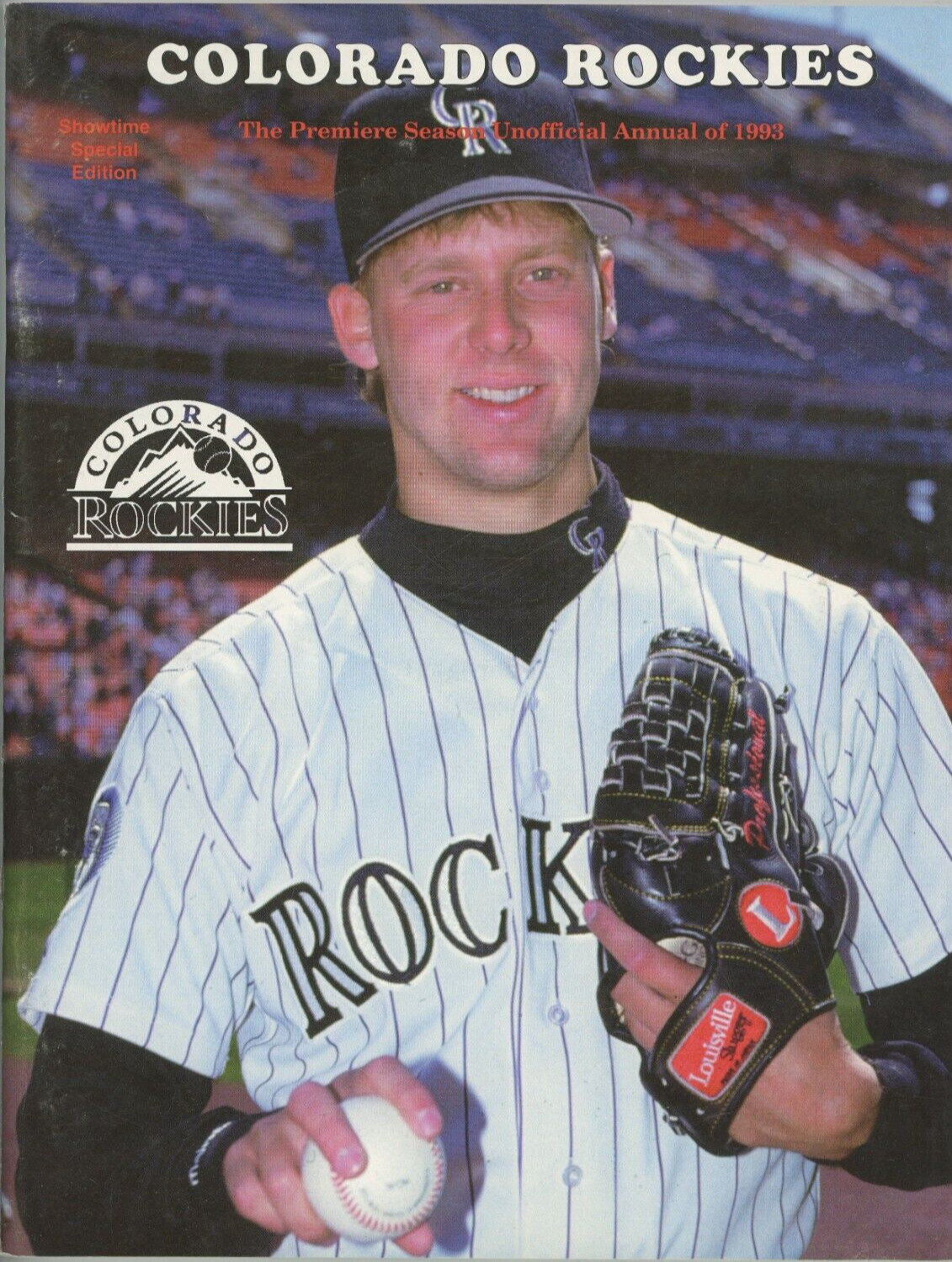 Colorado Rockies 1993 Inaugural Season Showtime Magazine – Dale Murphy – Marlins