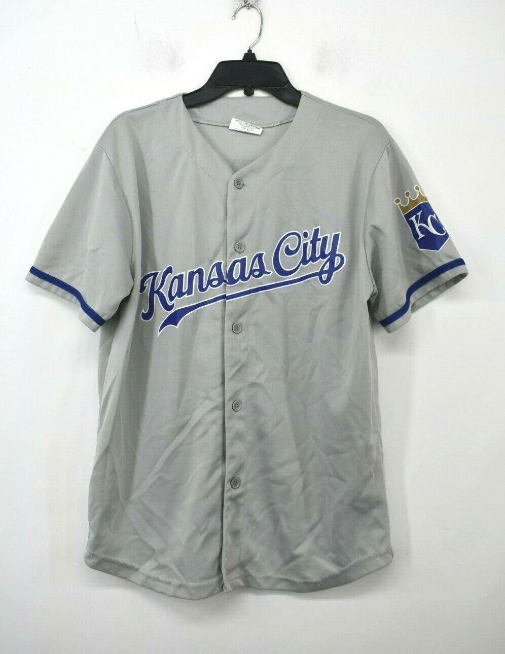 Match Up Promotions Kansas City Royals Men Short Sleeve Baseball Jersey M