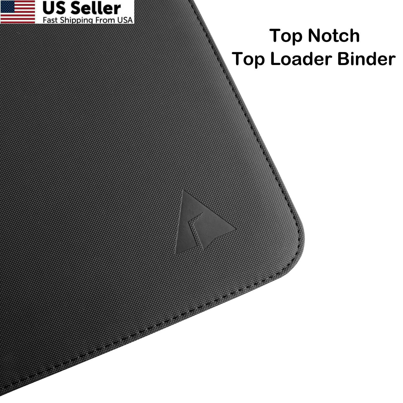 Rayvol 16-Pocket Top loader Binder, Holds 512 loaders 16 16-Pocket, Black
