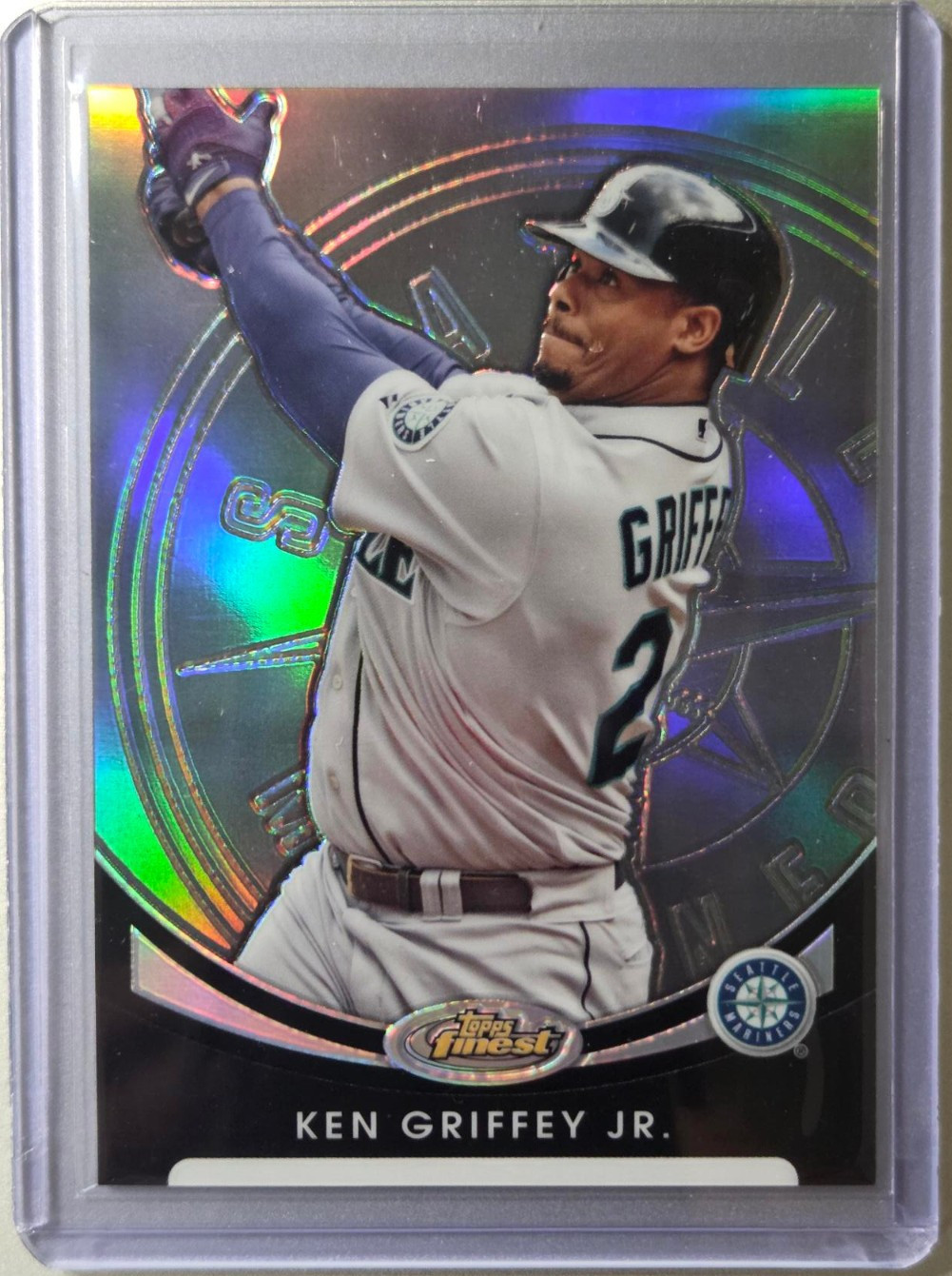 2010 Topps Finest KEN GRIFFEY JR. | Chrome Refractor #65 /#d 554/599 Mariners