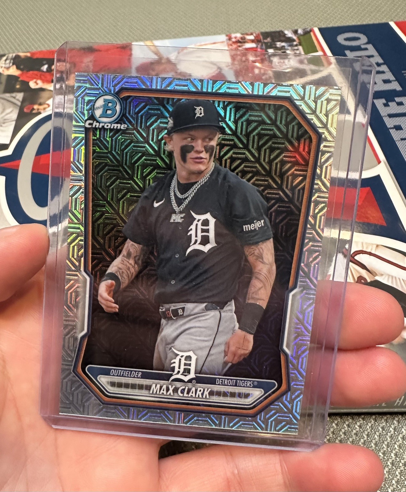 2026 Bowman Chrome SSP Image Variation Mojo Max Clark Detroit Tigers BCP-2 🔥💎