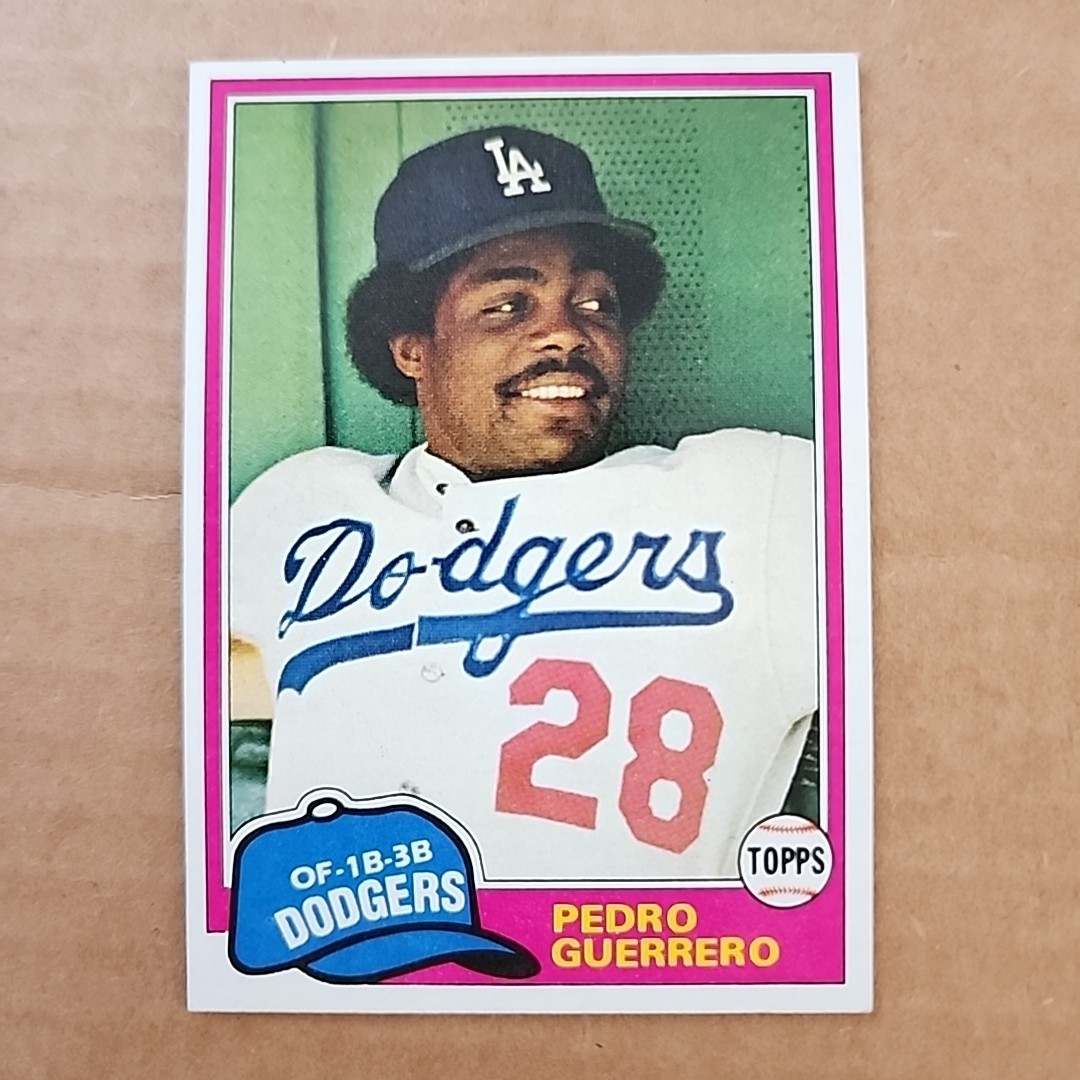 1981 Topps Baseball Card #651 Pedro Guerrero
