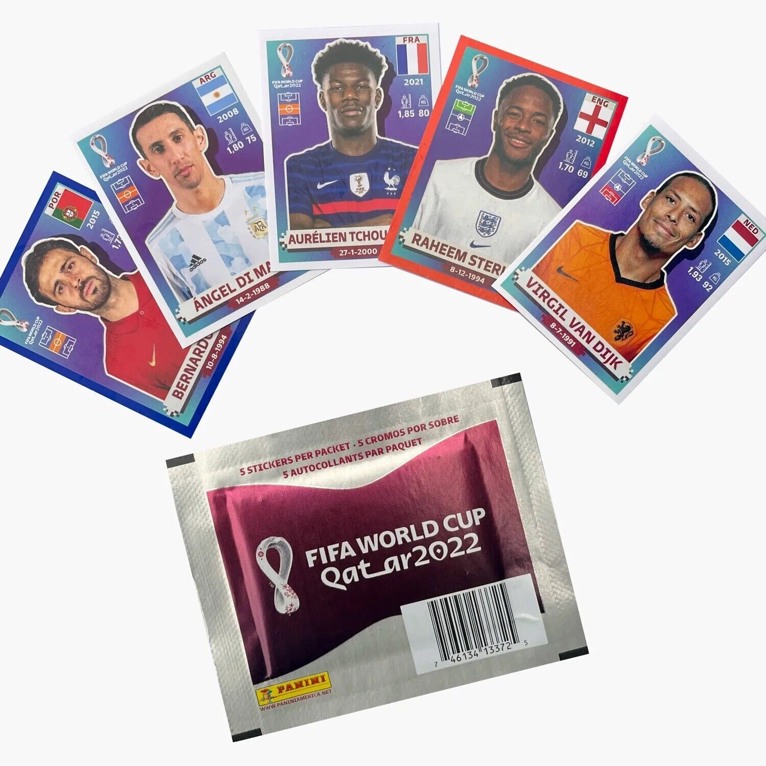 Panini FIFA World Cup Qatar 2022 – Stickers USA edition QAT#-KOR#