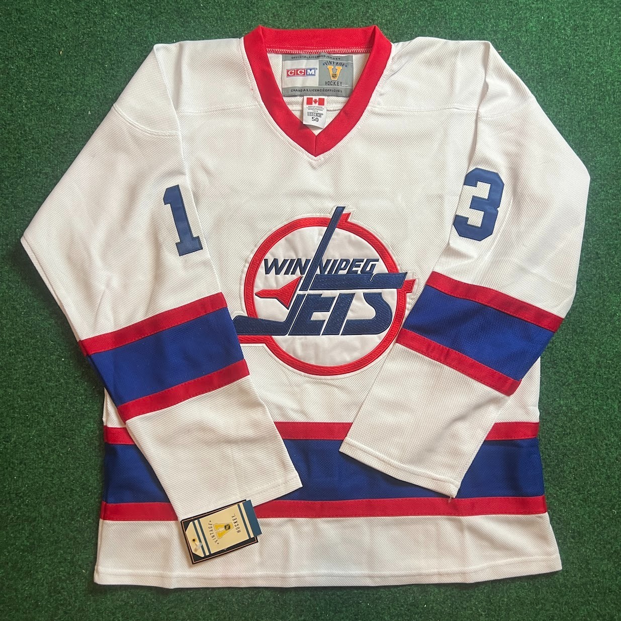 Teemu Salenne Winnipeg Jets Throwback” CCM NHL Jersey