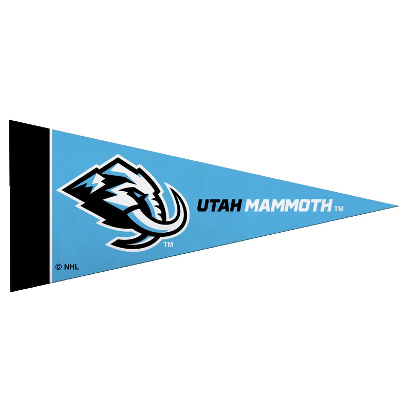Utah Mammoth NHL Mini Pennant 4”x9″ Felt Fan Souvenir Flag