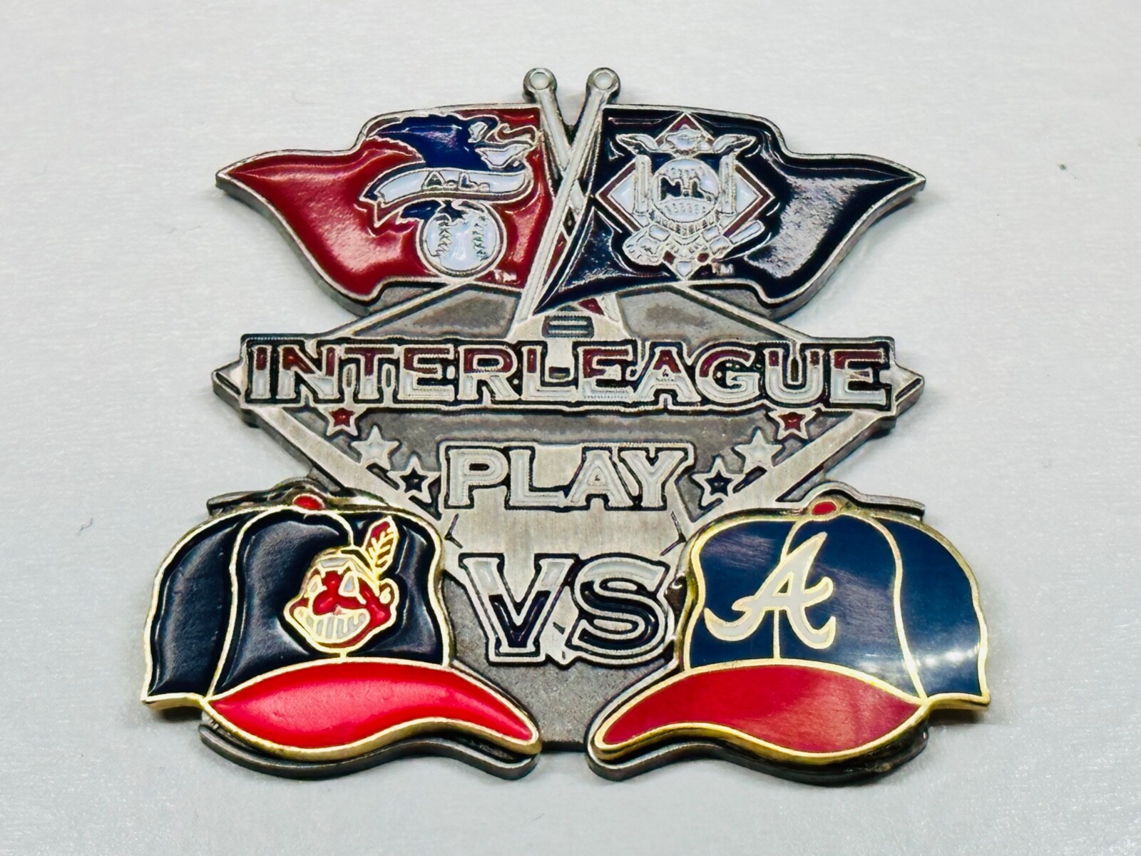 Cleveland Indians vs Atlanta Braves Interleague Game Day Pin Date Not Specified