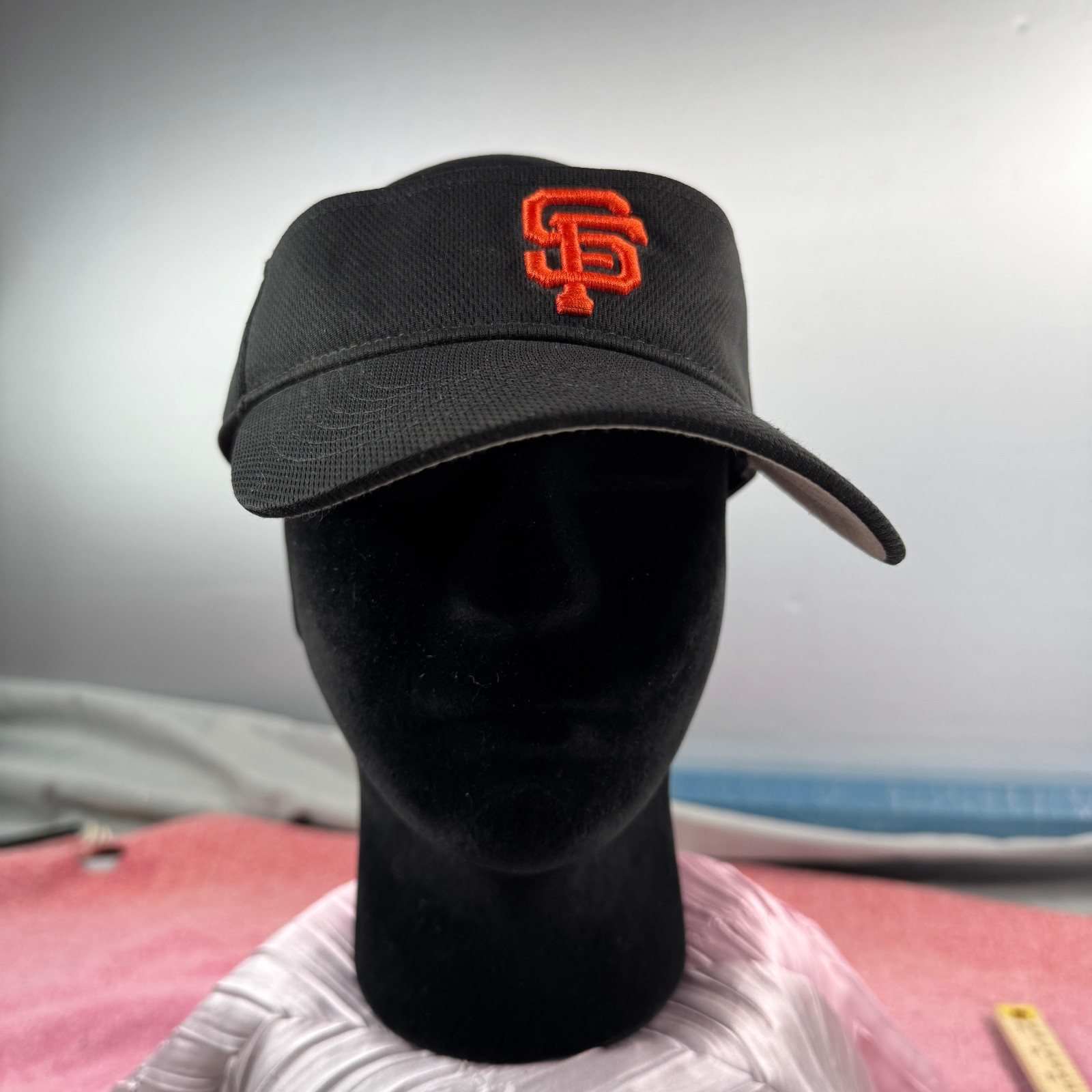 San Francisco Giants OC Sports Visor Black Team MLB Adjustable OSFM Logo