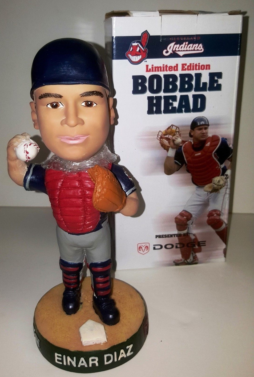 Vintage Einar Diaz #22 Bobblehead 6/12/02 Cleveland Indians SGA MLB w/Box* MLB