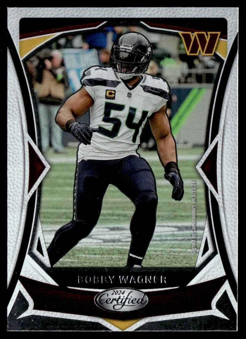 BOBBY WAGNER 2024 PANINI CERTIFIED WASHINGTON COMMANDERS #13
