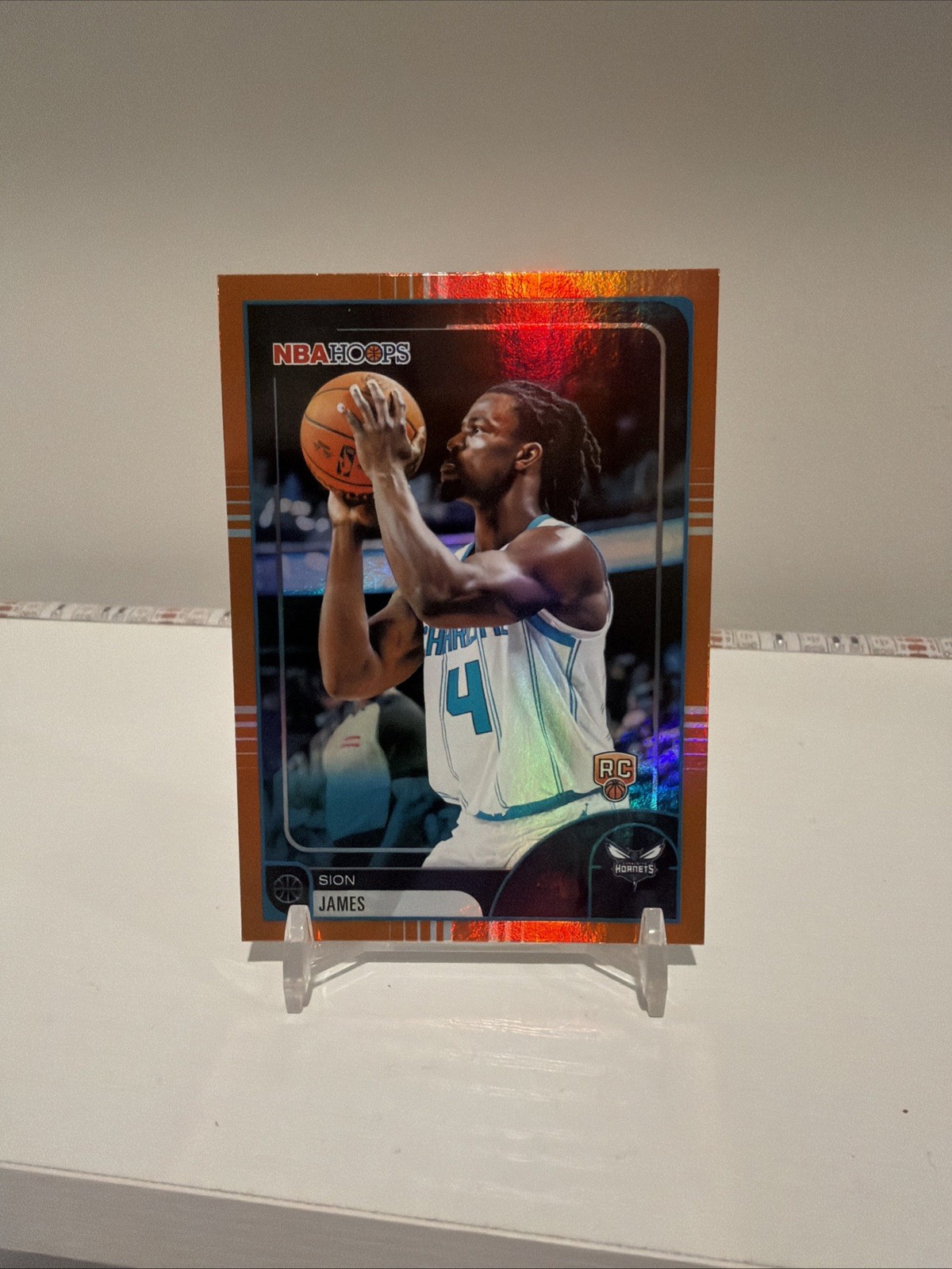 2025-26 Topps #151 Sion James Topps NBA Hoops Orange 🍊 (RC) Charlotte Hornets