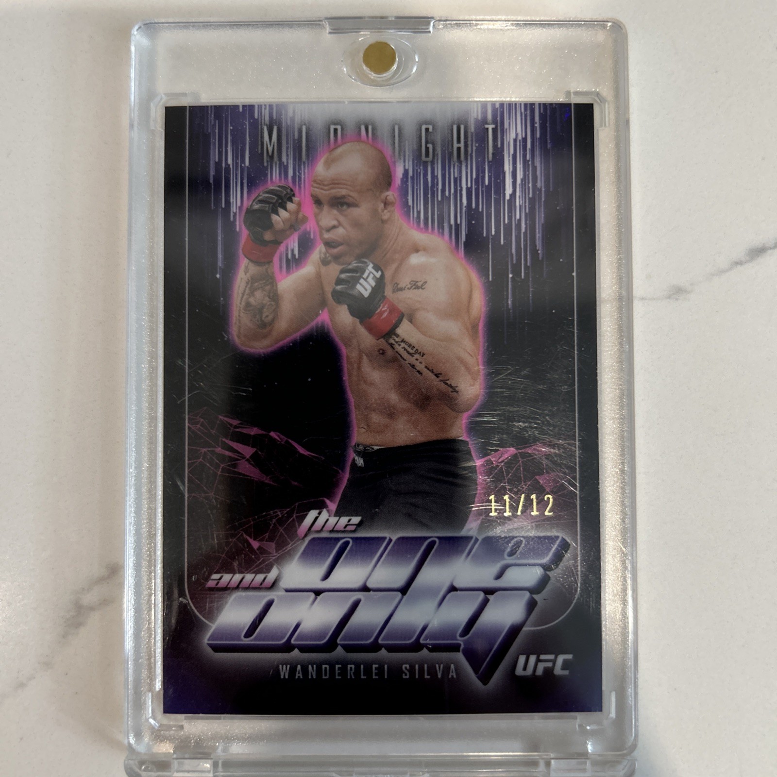 2024 Topps Midnight Wanderlei Silva The One And Only – /12 #TO-22