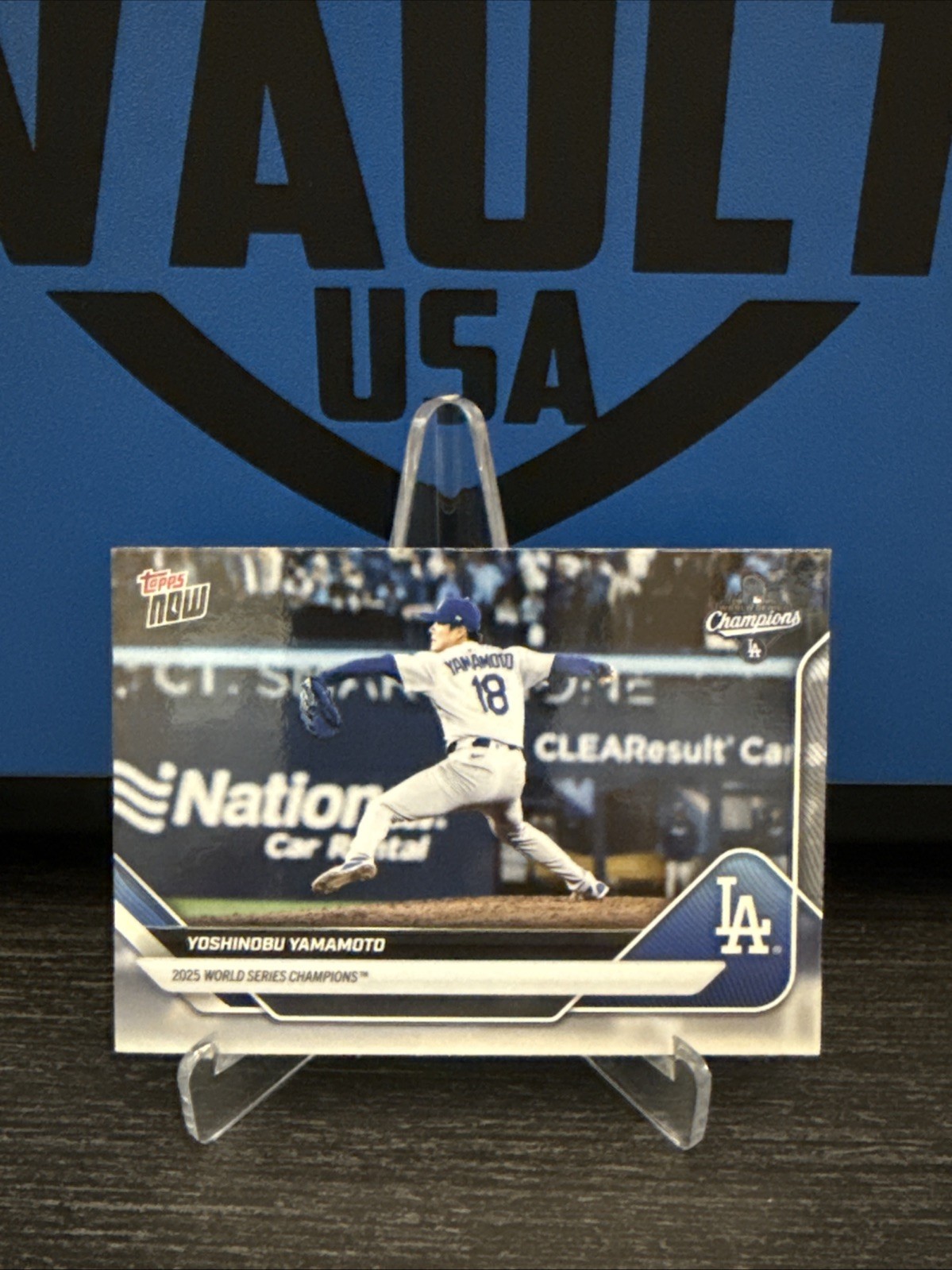 YOSHINOBU Yamamoto-2025 Topps Now World Series Champion Dodgers MVP SSP