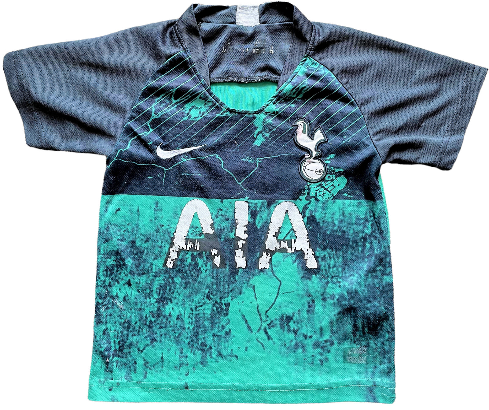 Tottenham Nike Third Shirt 2018/19 (poor) size worn, 2/3 years