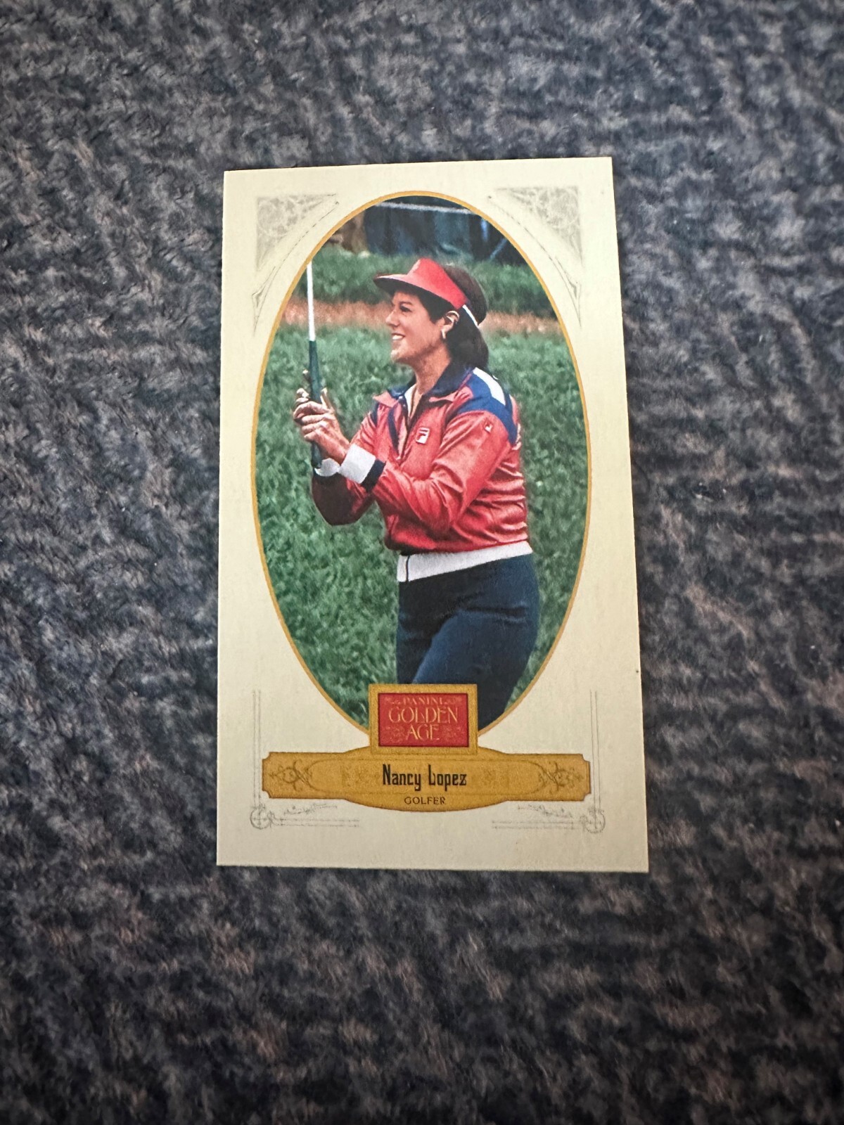2012 Panini Golden Age Mini Broadleaf Brown Ink #83 Nancy Lopez Golfer