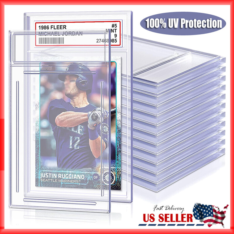 Empty Graded Card Holder PSA Style Slab for Trading Sports Cards Protector Case