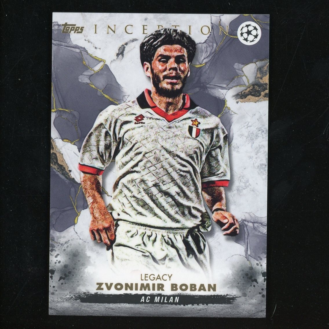 2023 Topps Inception Zvonimir Boban UCL Legacy Black AC Milan 58375