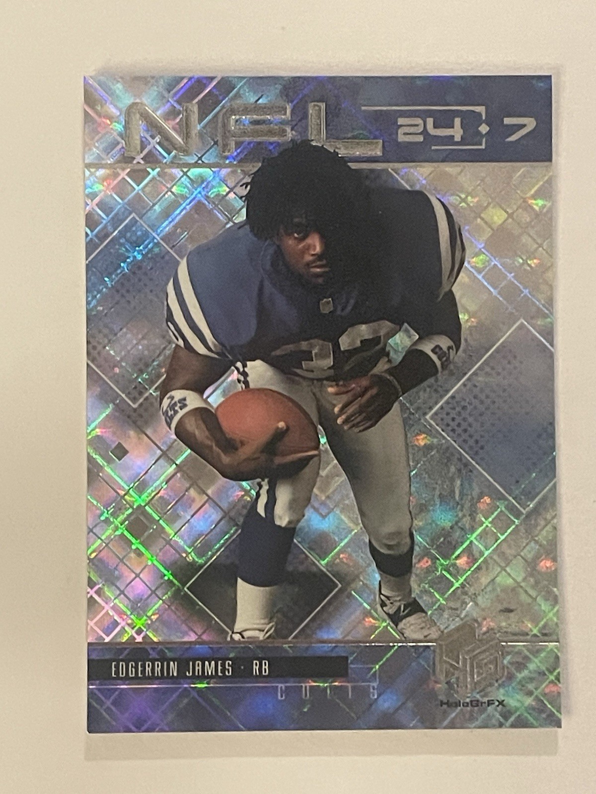 Edgerrin James 9 Rookie Card (RC) Lot – Various Sets, Insert + Base