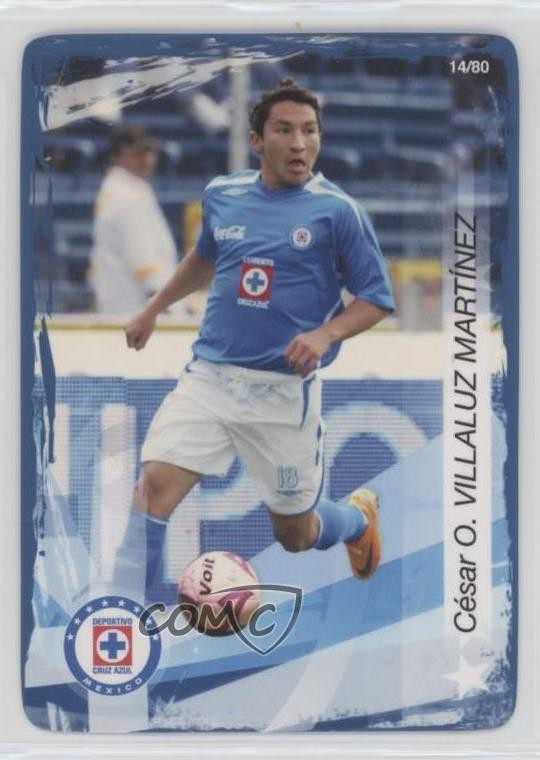 2009-10 Imagics Futbol Mexicano Cruz Azul Cesar Villaluz #14 0y3