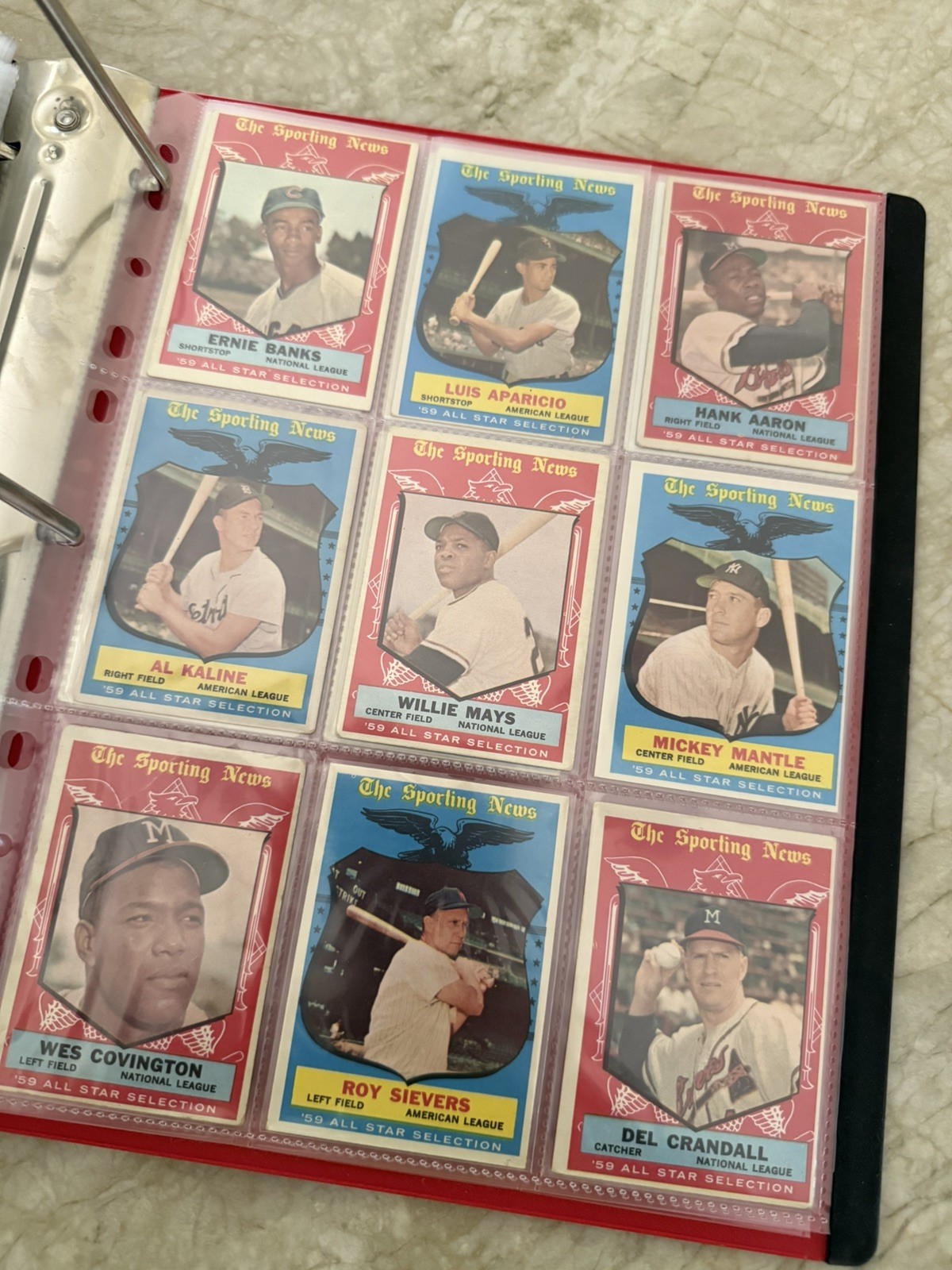 1959 Topps Baseball Complete Set 572 cards